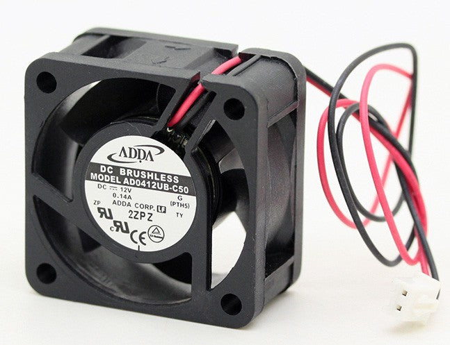 ADDA AD0412UB-C50 12V 0.14A 2wires Cooling Fan ADDA AD0412UB-C50 12V 0.14A 2wires Cooling Fan